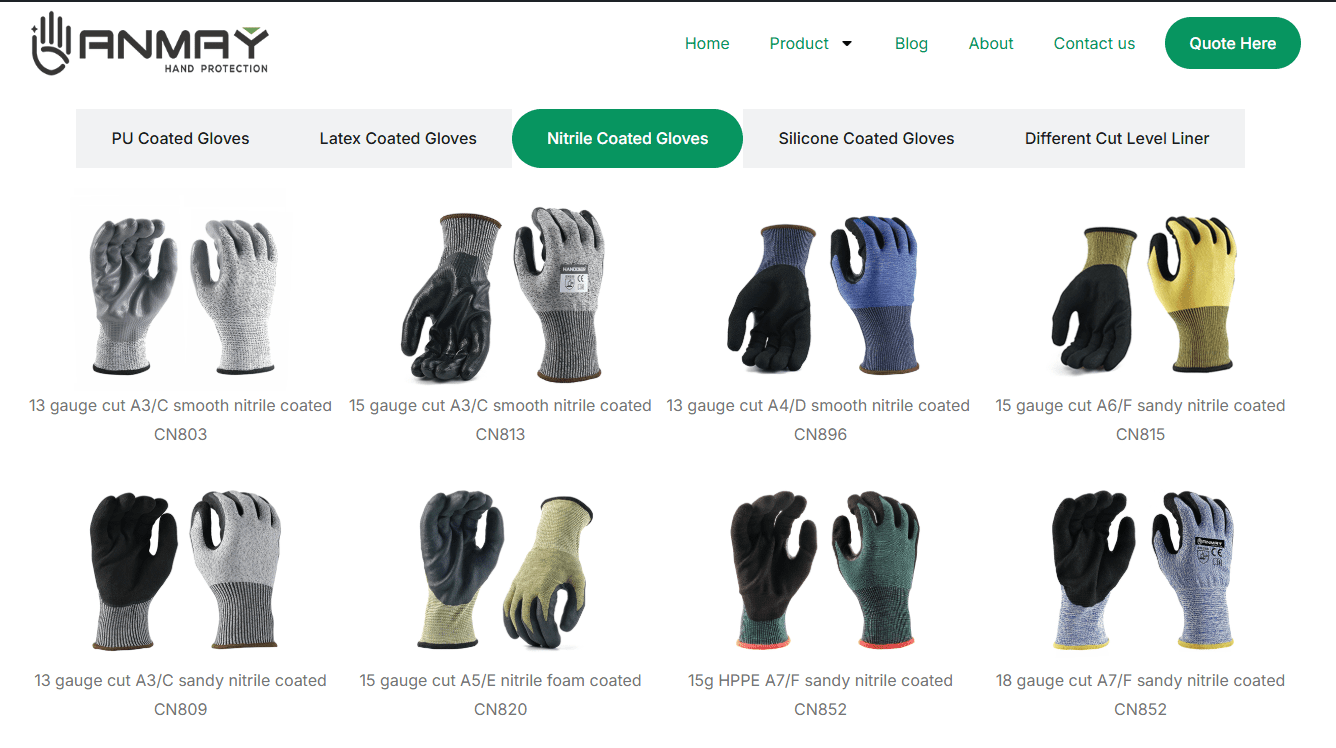 coated gloves